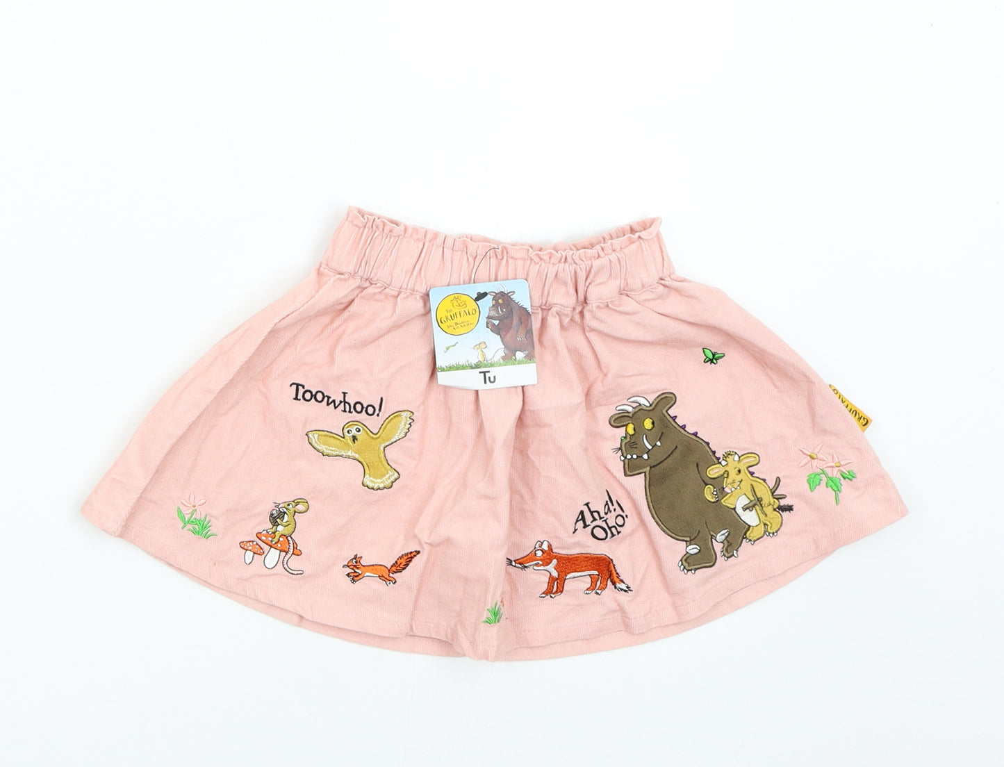 TU Baby Pink  Corduroy Mini Skirt Size 18 Months  - The Gruffalo
