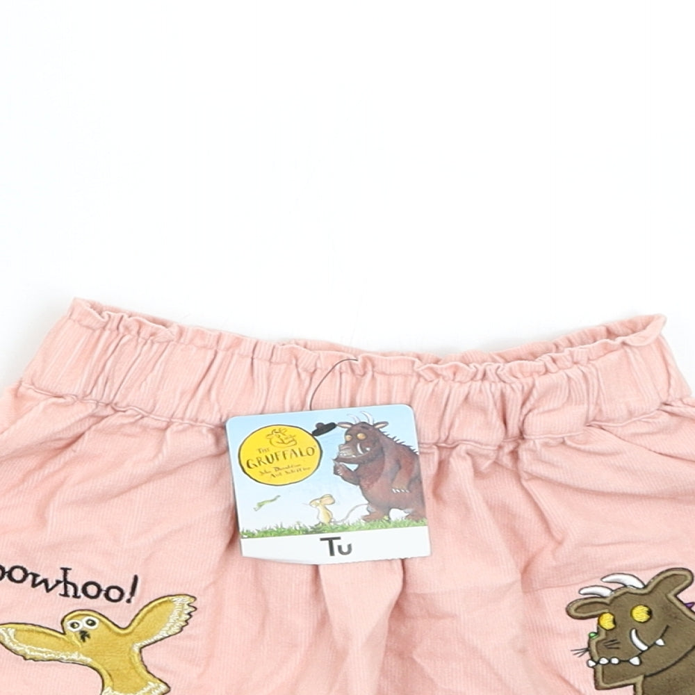 TU Baby Pink  Corduroy Mini Skirt Size 18 Months  - The Gruffalo