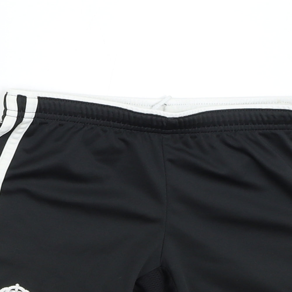 adidas Boys Black   Sweat Shorts Size 7-8 Years - Real Madrid
