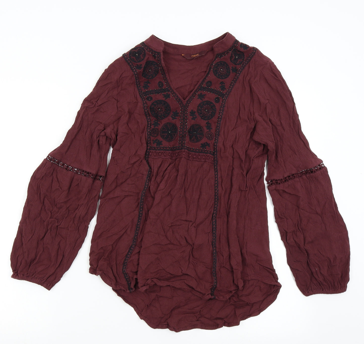 NEXT Womens Red   Tunic Blouse Size 12