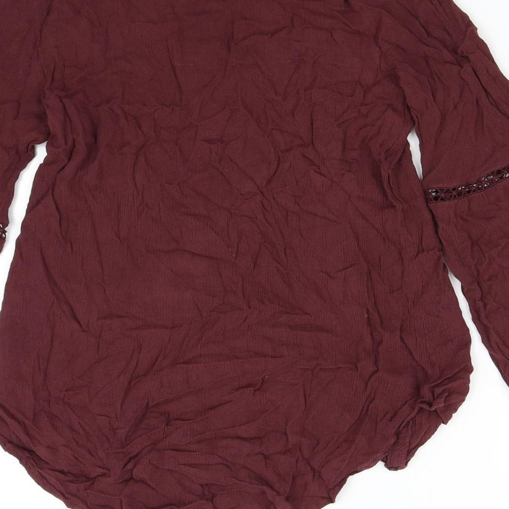 NEXT Womens Red   Tunic Blouse Size 12