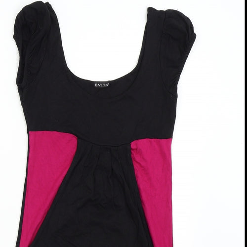 Evita Womens Black   Slip Dress  Size 10