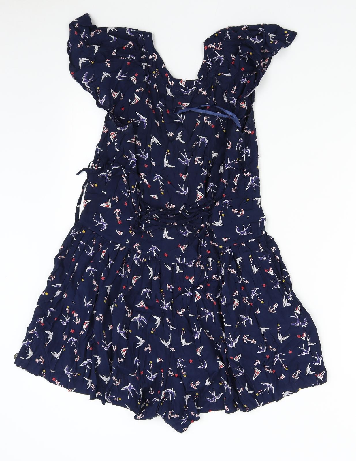 Soul&Cal&Co Womens Blue   Jumpsuit One-Piece Size 10  - Swallows