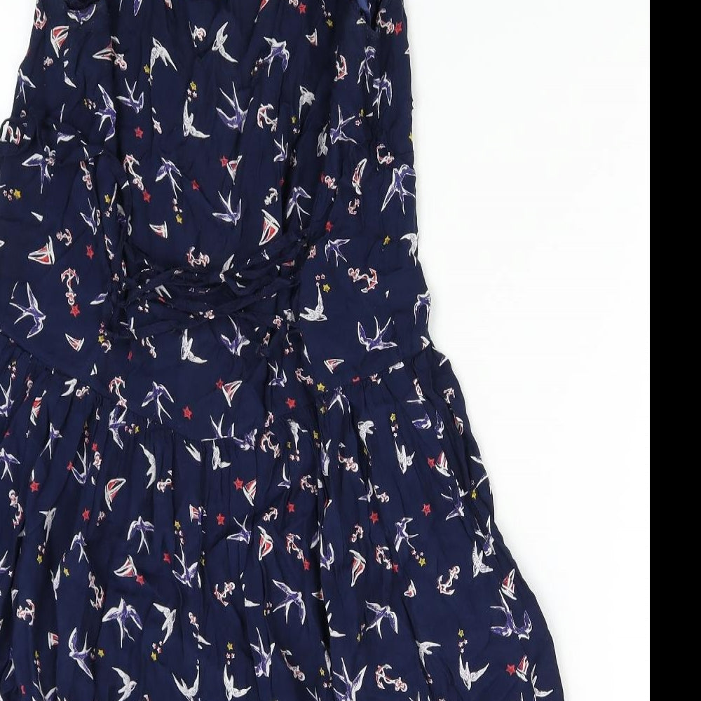 Soul&Cal&Co Womens Blue   Jumpsuit One-Piece Size 10  - Swallows