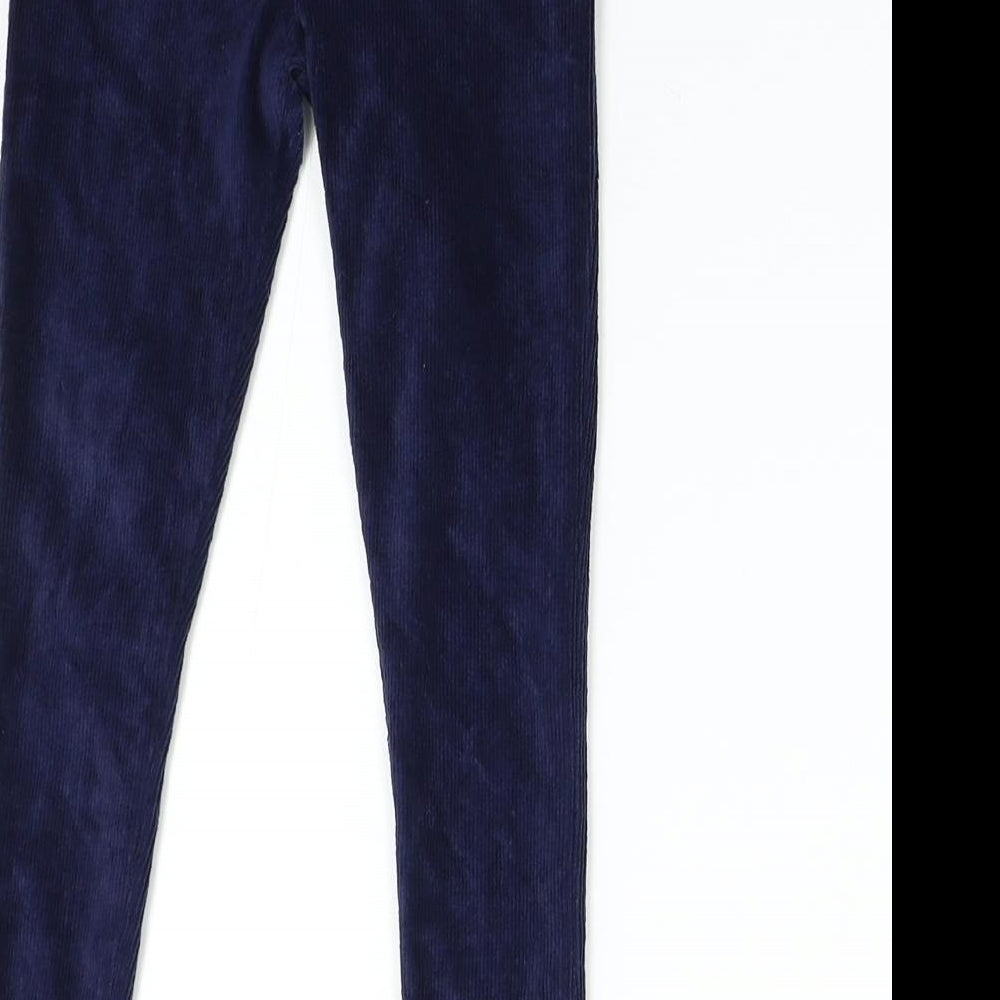 Nutmeg Girls Blue  Corduroy Jogger Trousers Size 4-5 Years