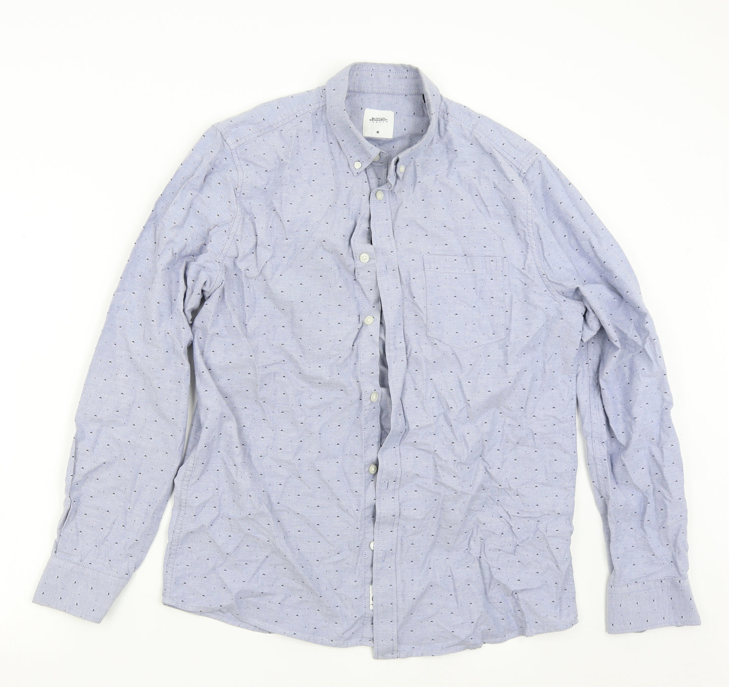 Burton Mens Blue    Button-Up Size M
