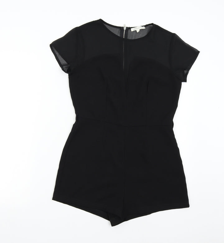 Glamorous Womens Black Jumpsuit One-Piece Size S