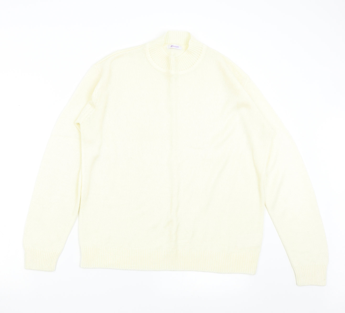 Damart Mens Ivory  Knit Pullover Jumper Size L