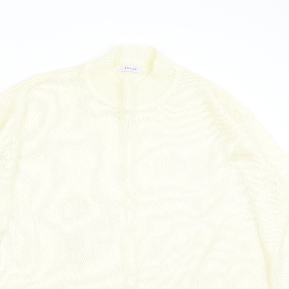 Damart Mens Ivory  Knit Pullover Jumper Size L