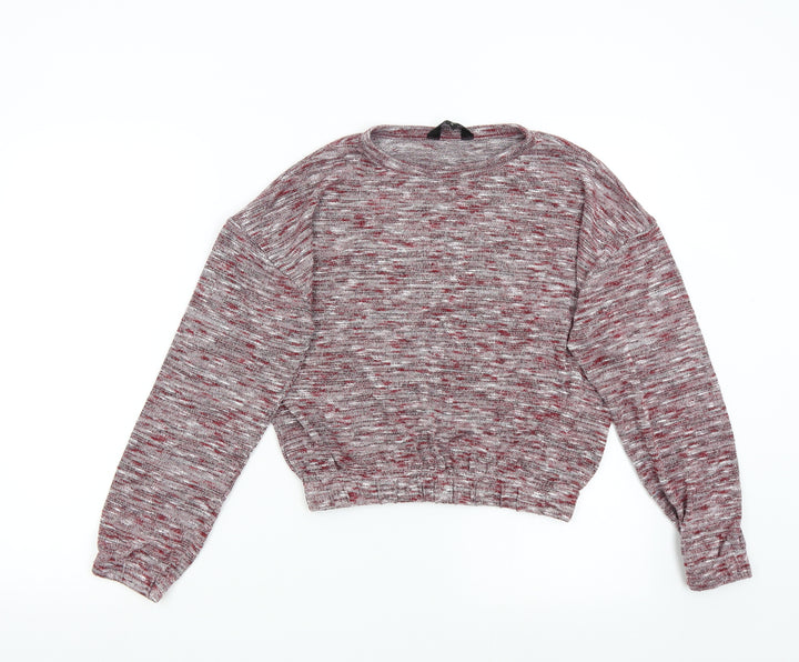 Miss Selfridge Womens Red   Pullover Jumper Size 8