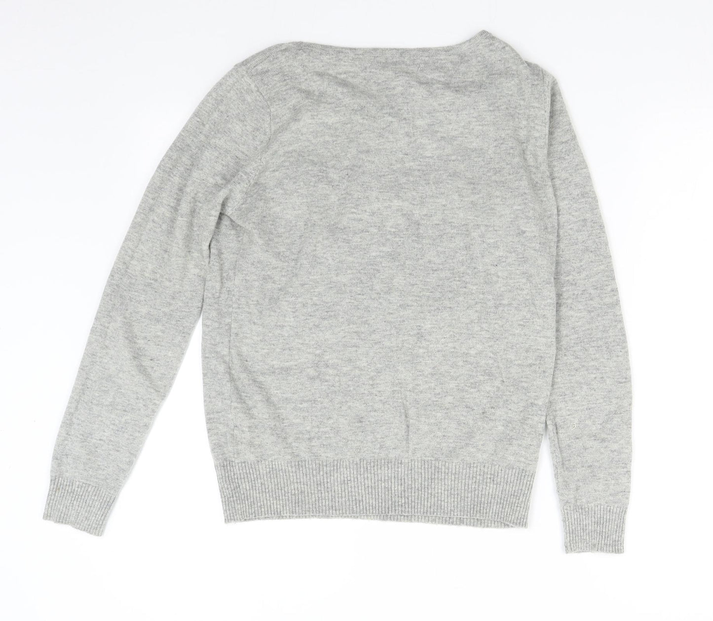 Tailya Womens Grey  Knit Pullover Jumper Size S
