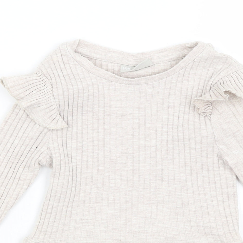 Matalan Girls Beige   Fit & Flare  Size 5 Years