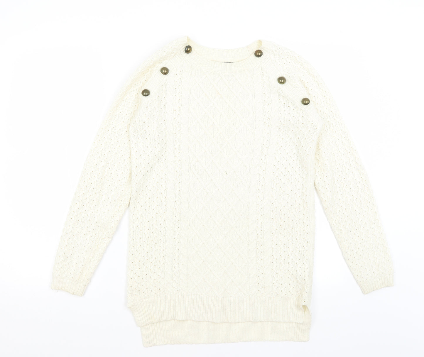 NEXT Womens Ivory   Pullover Jumper Size 8
