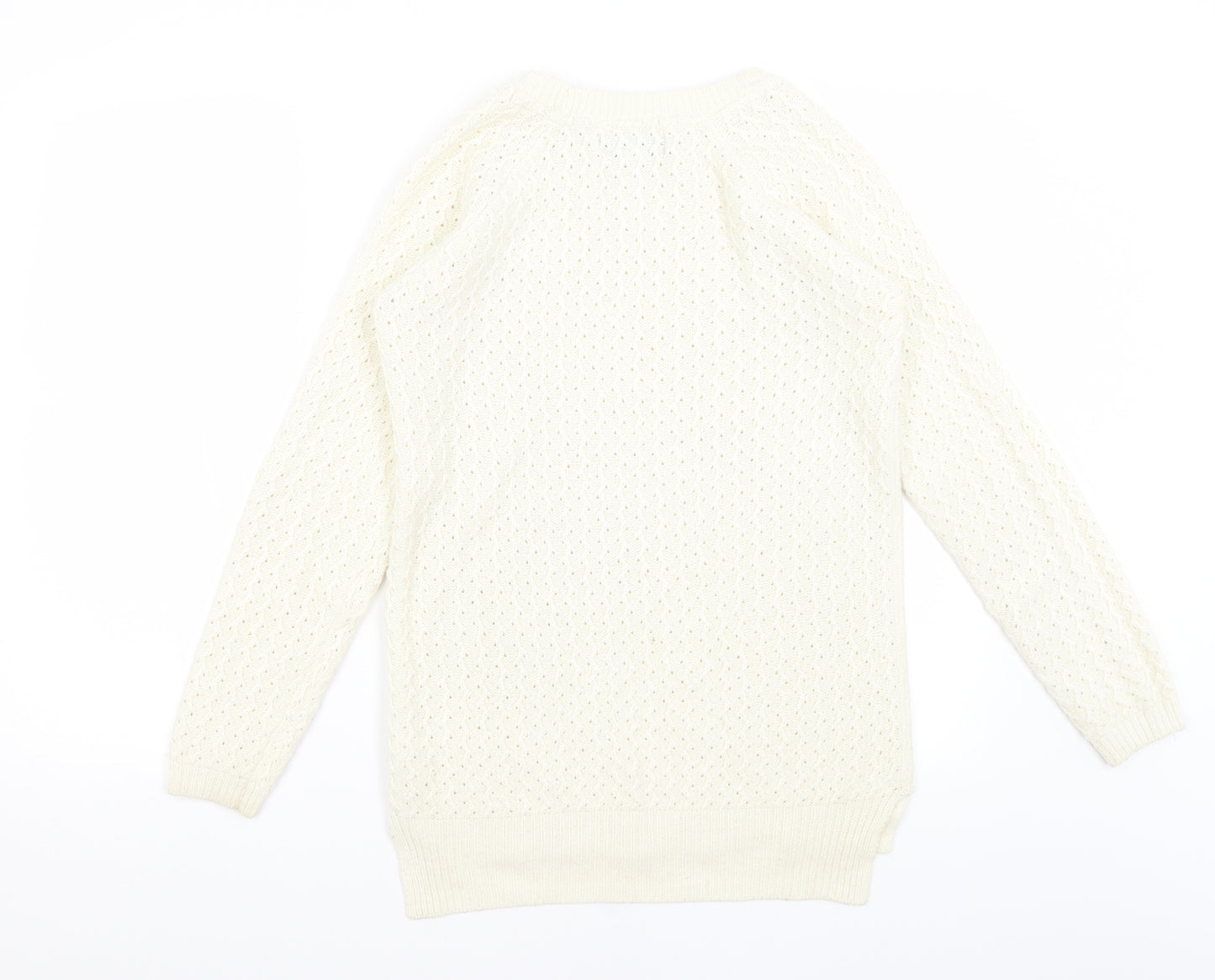 NEXT Womens Ivory   Pullover Jumper Size 8