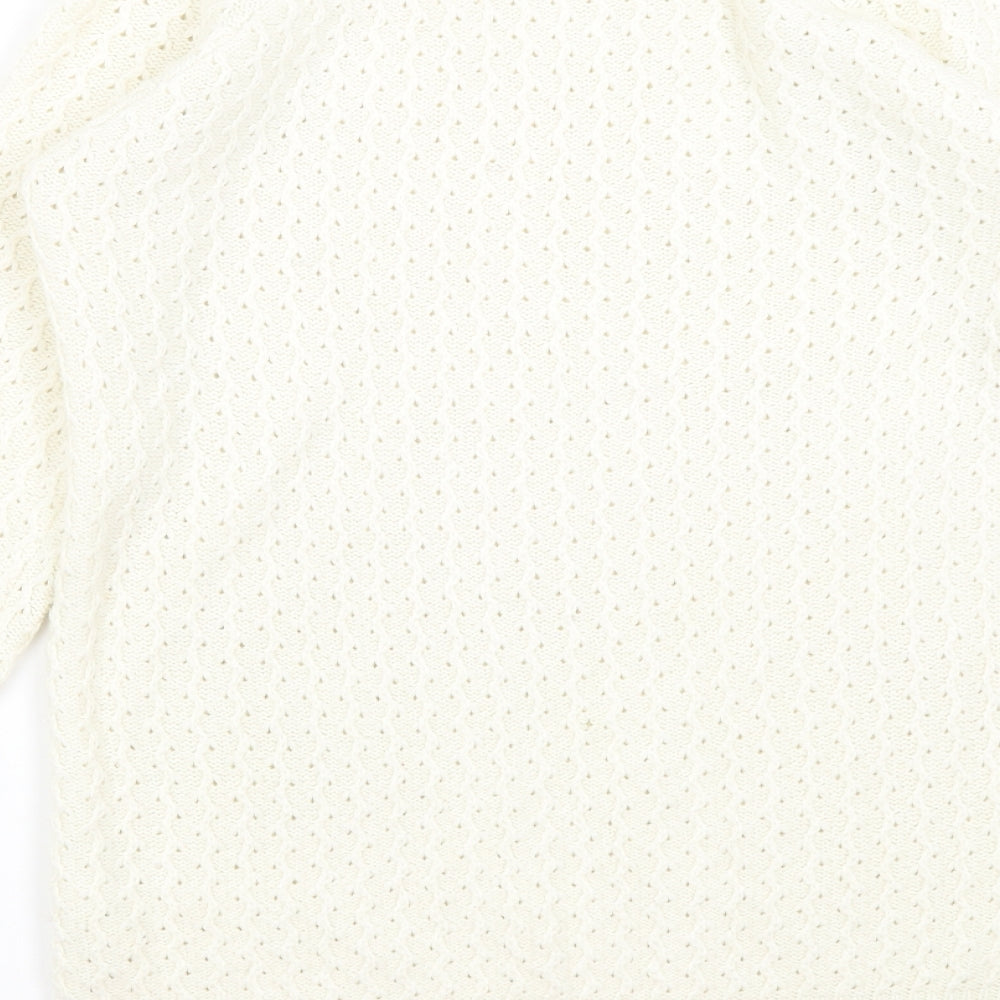 NEXT Womens Ivory   Pullover Jumper Size 8