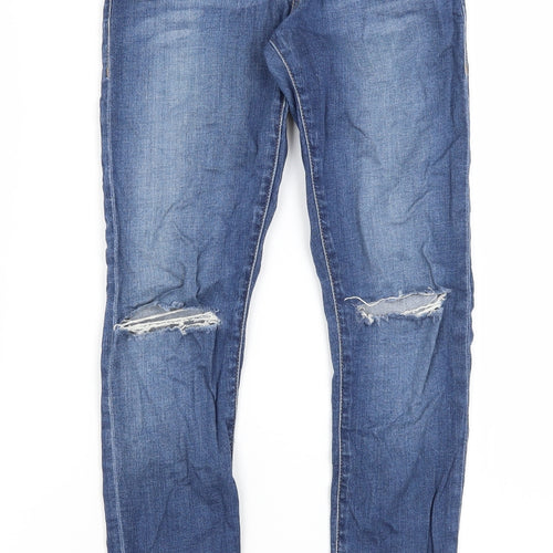 Topshop Womens Blue   Skinny Jeans Size 25 in L25 in