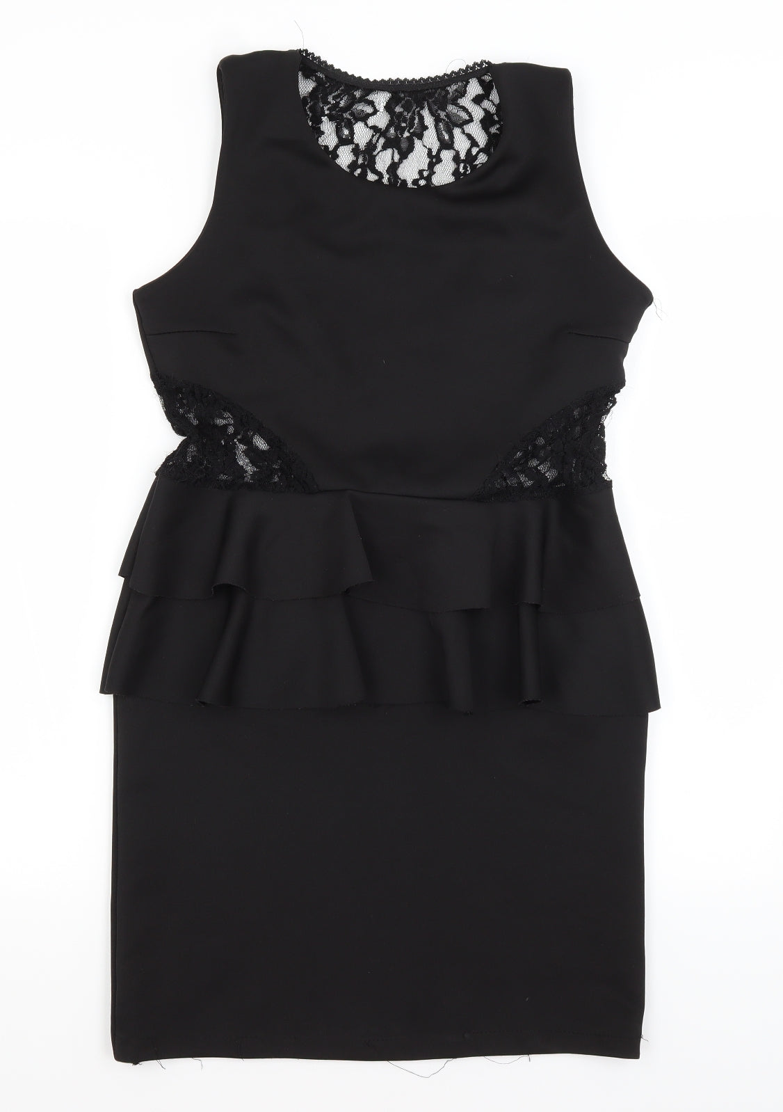 Preworn Womens Black   Pencil Dress  Size M