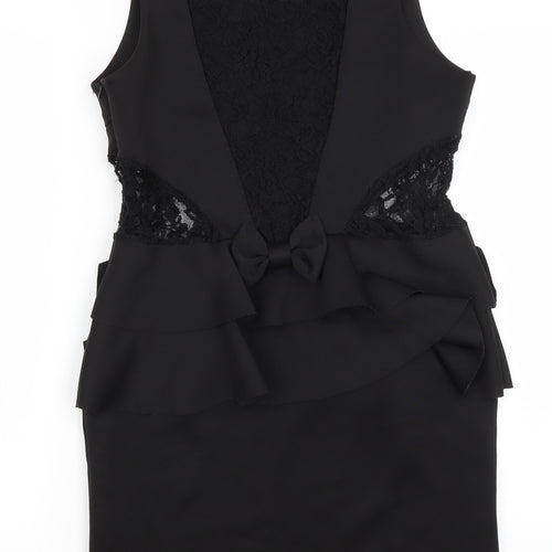 Preworn Womens Black   Pencil Dress  Size M
