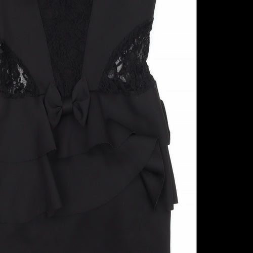Preworn Womens Black   Pencil Dress  Size M