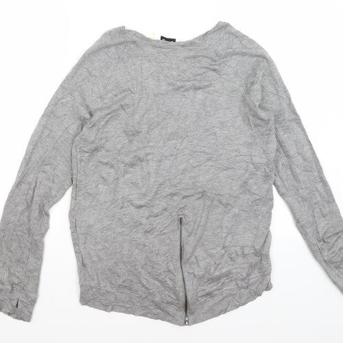 Bordeaux Womens Grey   Pullover Jumper Size M