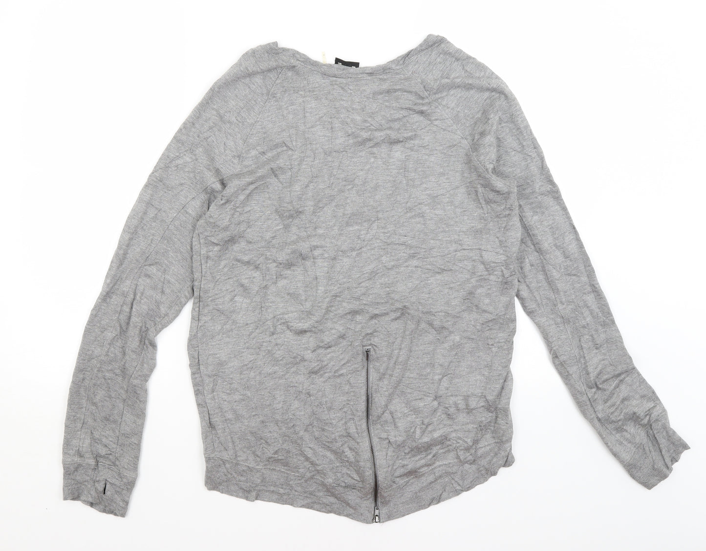 Bordeaux Womens Grey   Pullover Jumper Size M