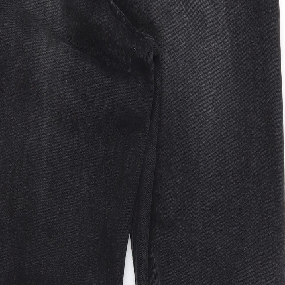 Pretty Little Thing Womens Black   Mom Jeans Size 10 L29 in