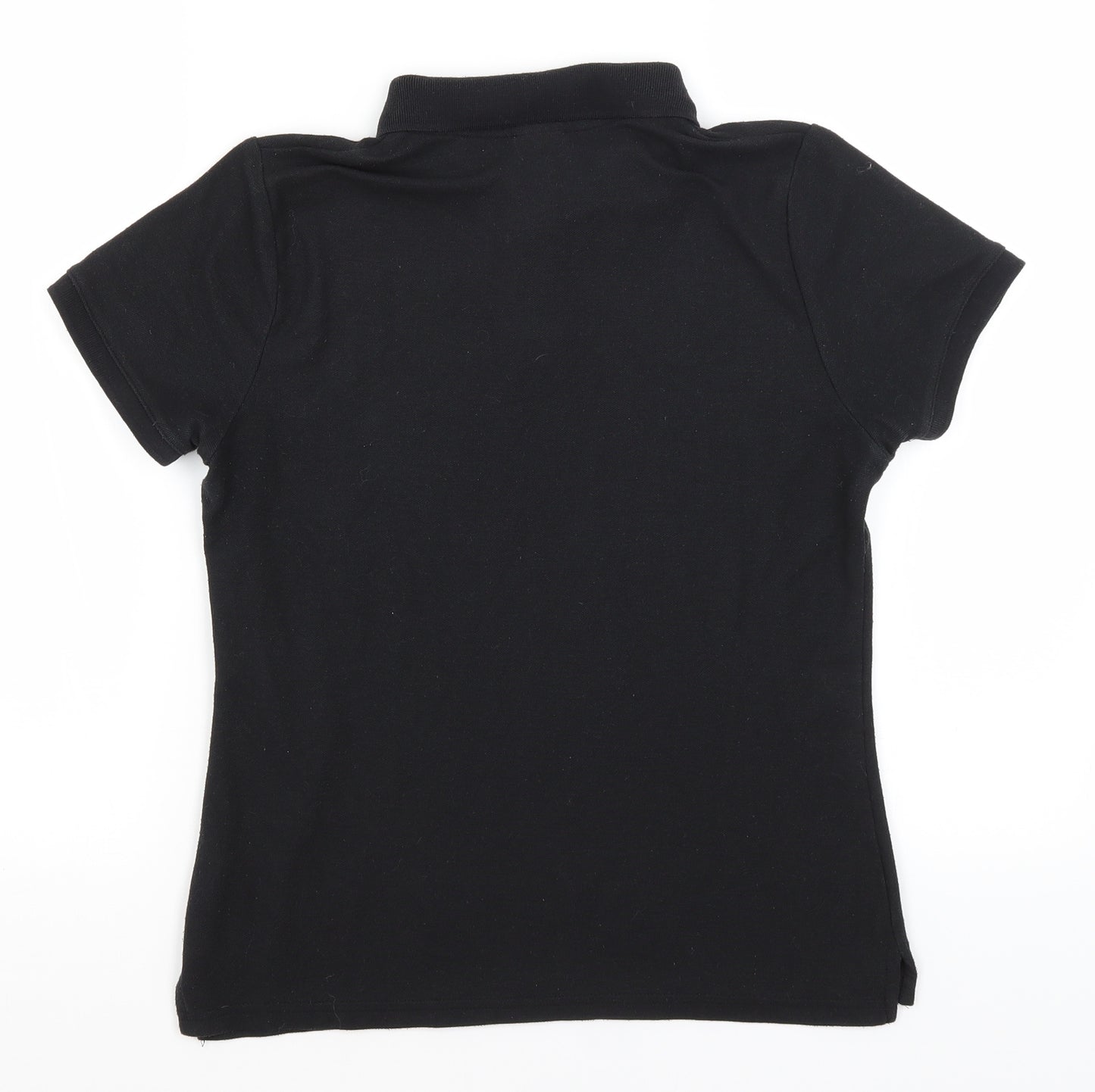 Fruit of the Loom Womens Black   Basic Polo Size M