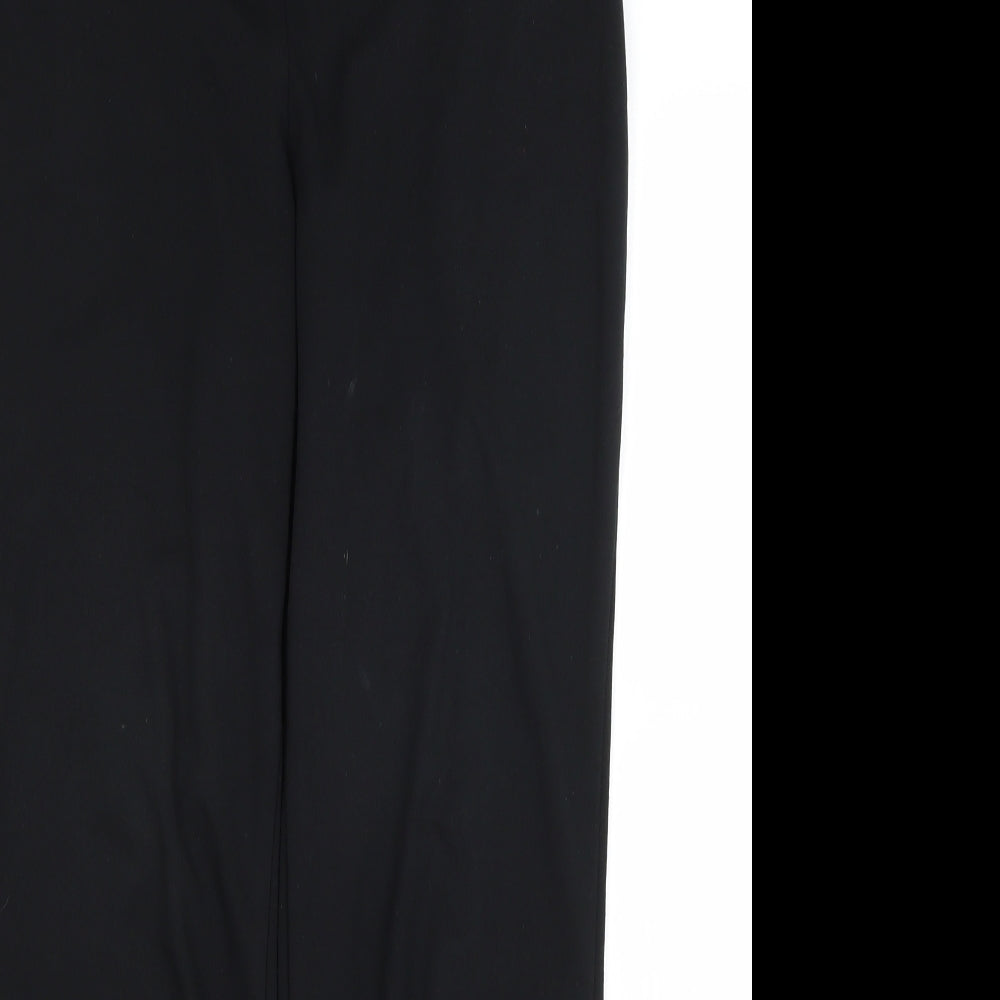 M&S Womens Black   Trousers  Size 10 L26 in