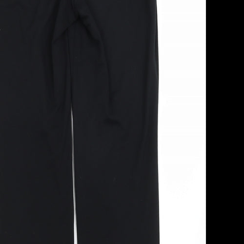 M&S Womens Black   Trousers  Size 10 L26 in