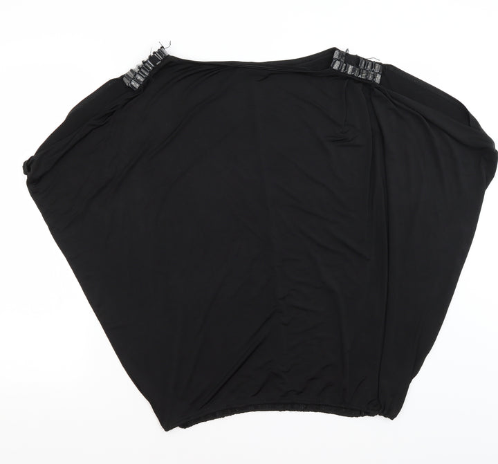 Wallis Womens Black Basic Blouse Size M