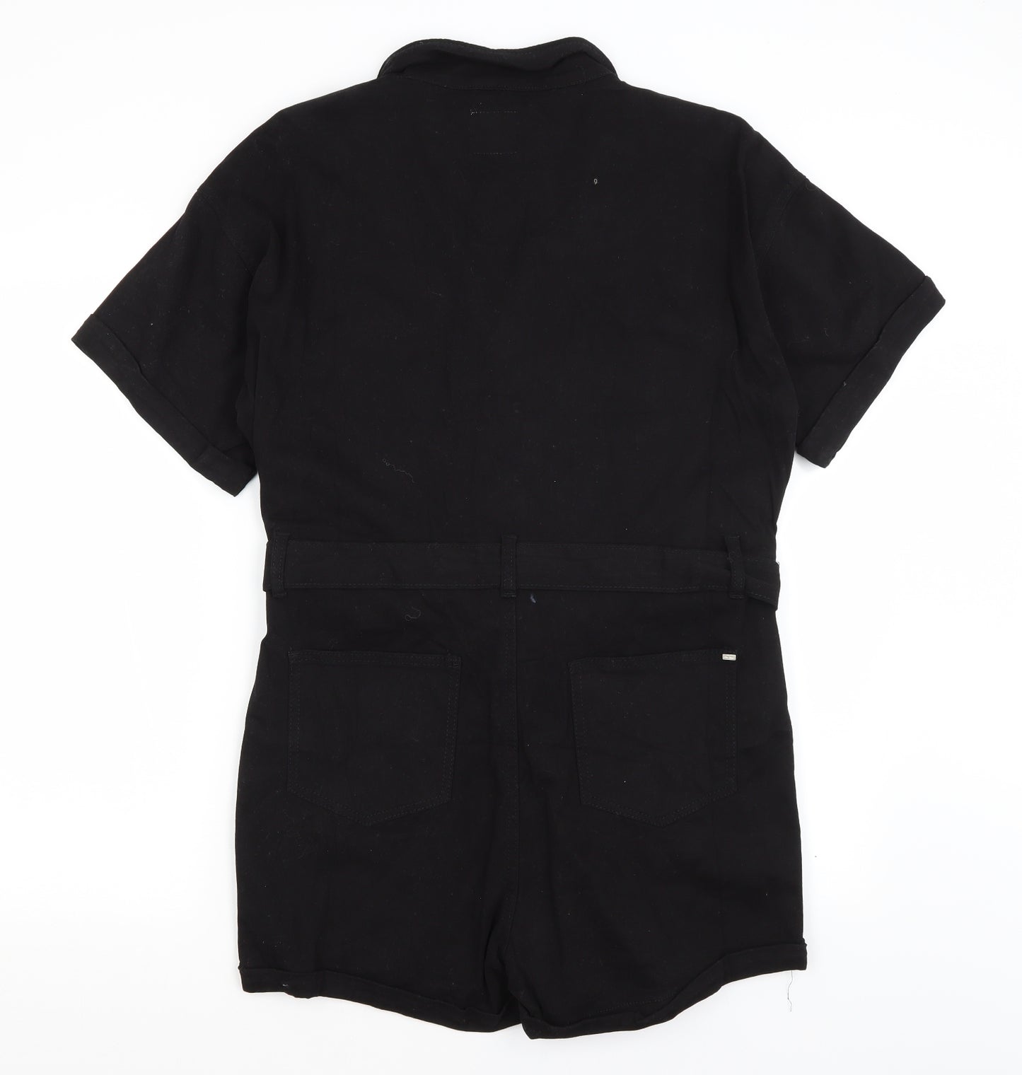 Blue Rags Womens Black   Romper One-Piece Size L