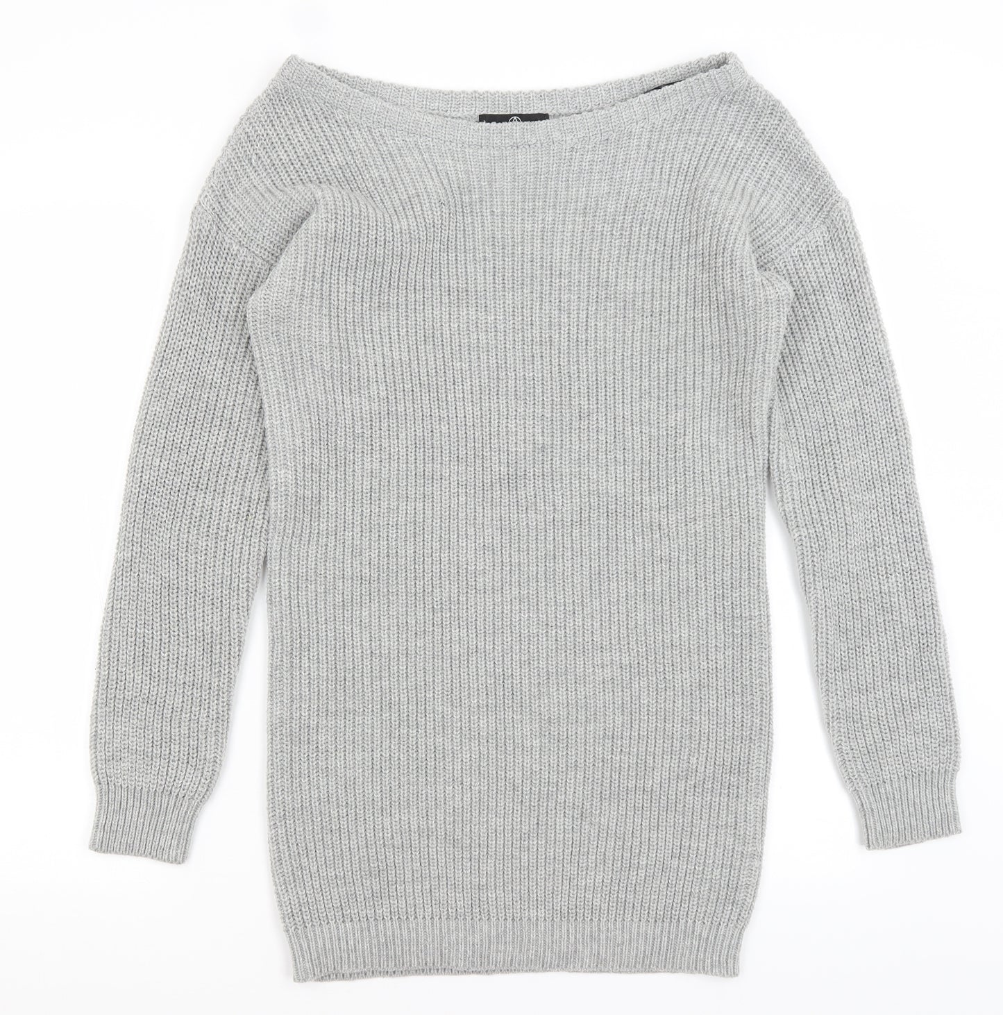 Missguided Womens Grey   Jumper Dress  Size S