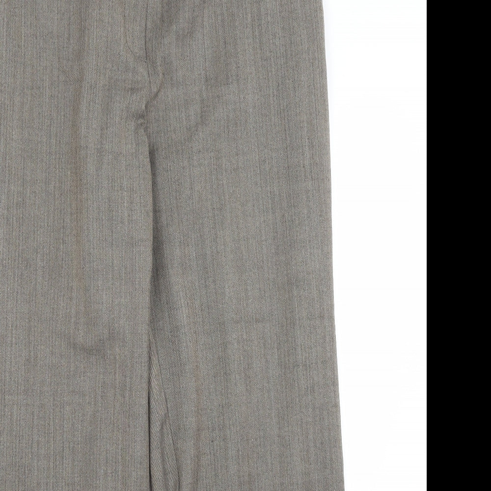M&S Womens Brown   Trousers  Size 16 L27 in