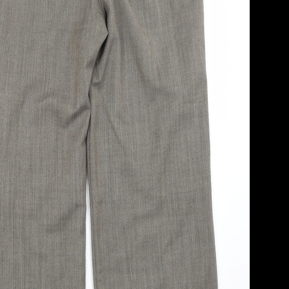 M&S Womens Brown   Trousers  Size 16 L27 in