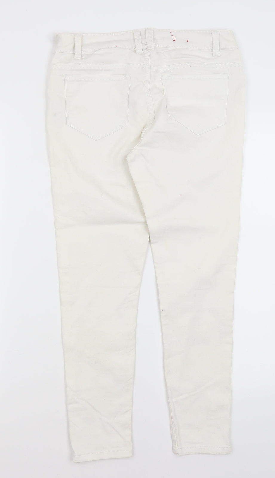 Yes Yes Womens White   Capri Jeans Size 10 L25 in
