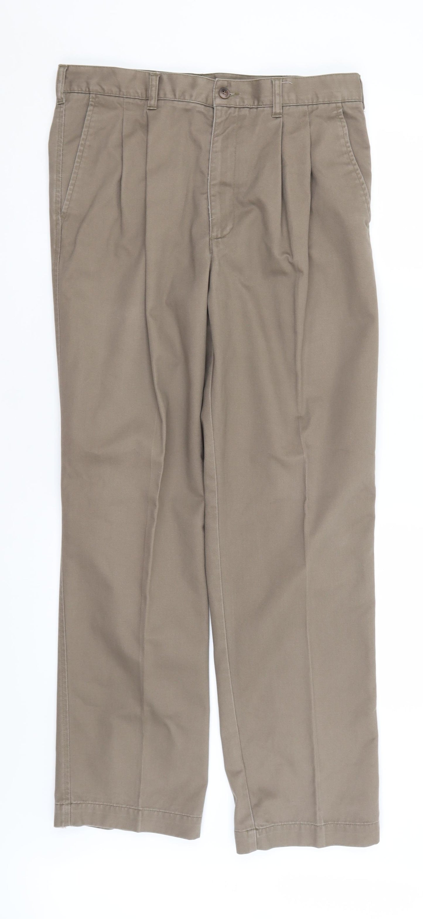 BHS Mens Brown   Trousers  Size 34 in L31 in