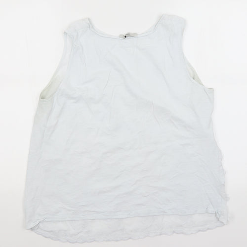George Womens White   Basic Tank Size 20