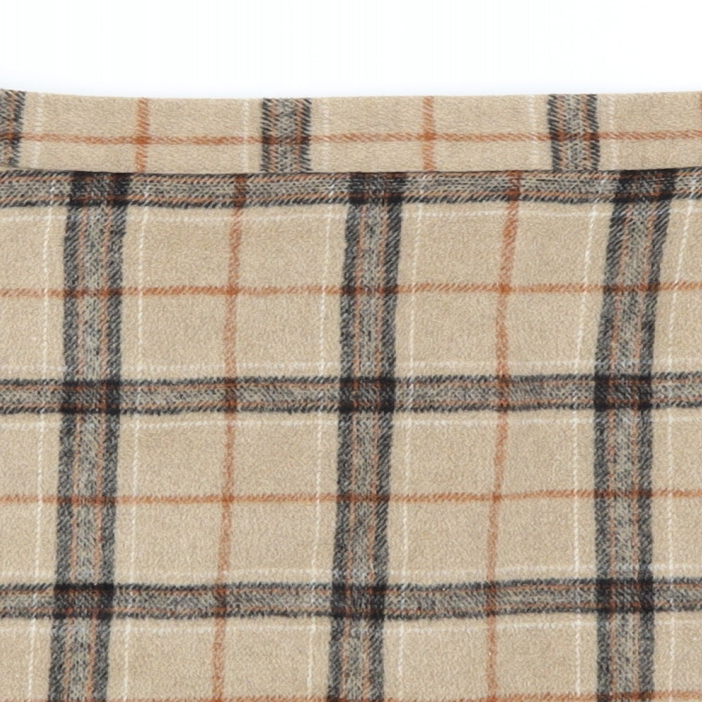 George Womens Brown Plaid  Mini Skirt Size 20