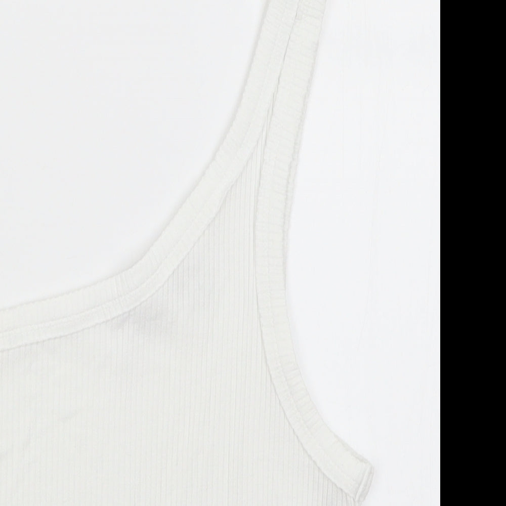 ASOS Womens White   Cropped Tank Size 6