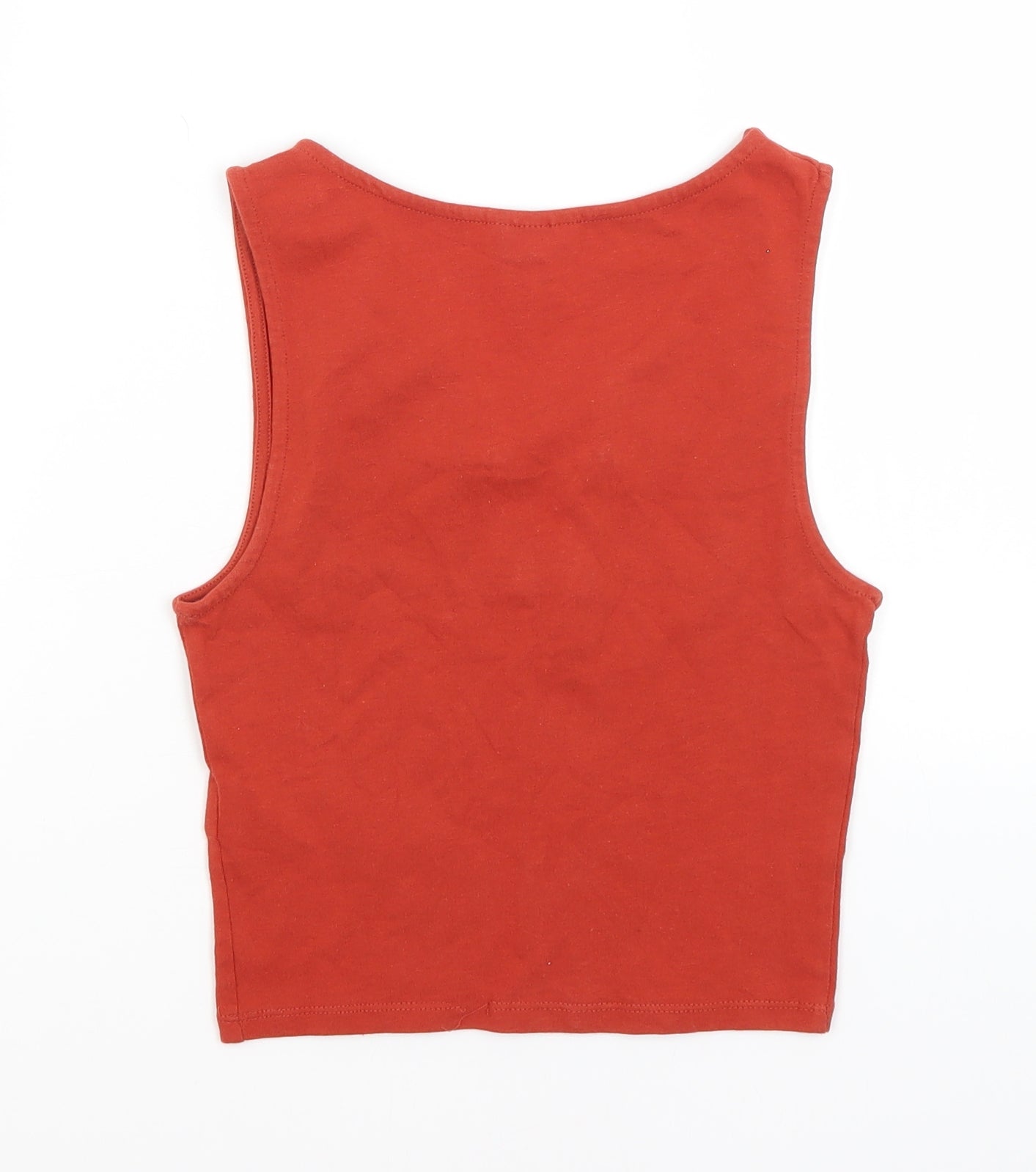 Topshop Womens Red   Cropped Tank Size 8
