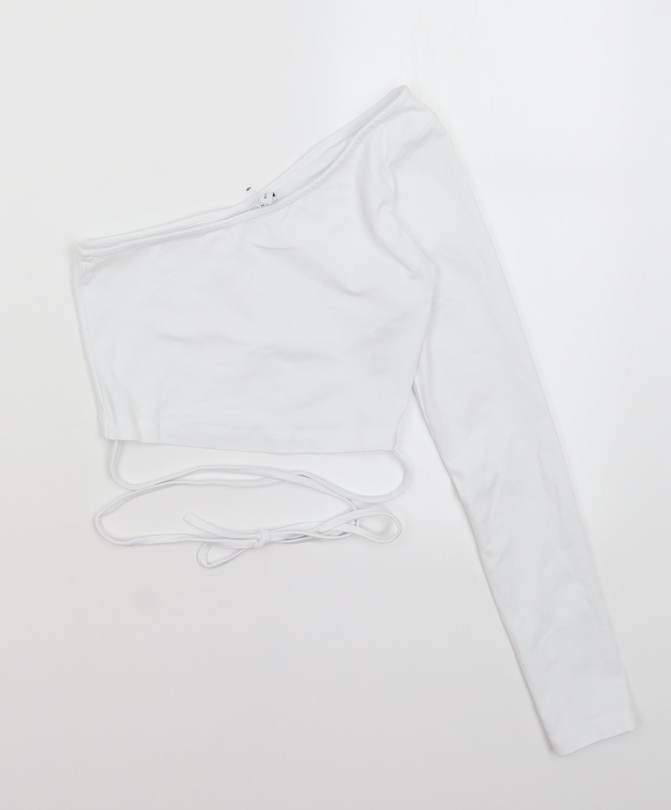 ASOS Womens White   Cropped T-Shirt Size 6