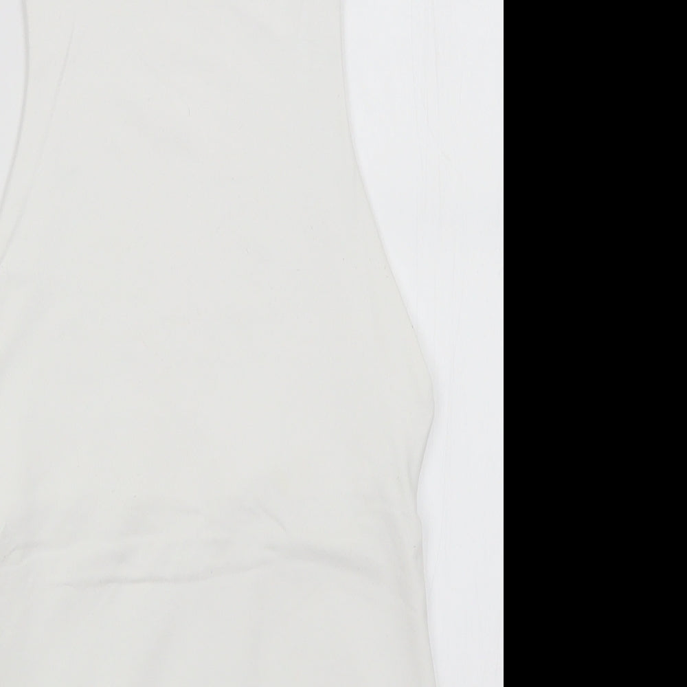 Zara Womens White   Bodysuit One-Piece Size S
