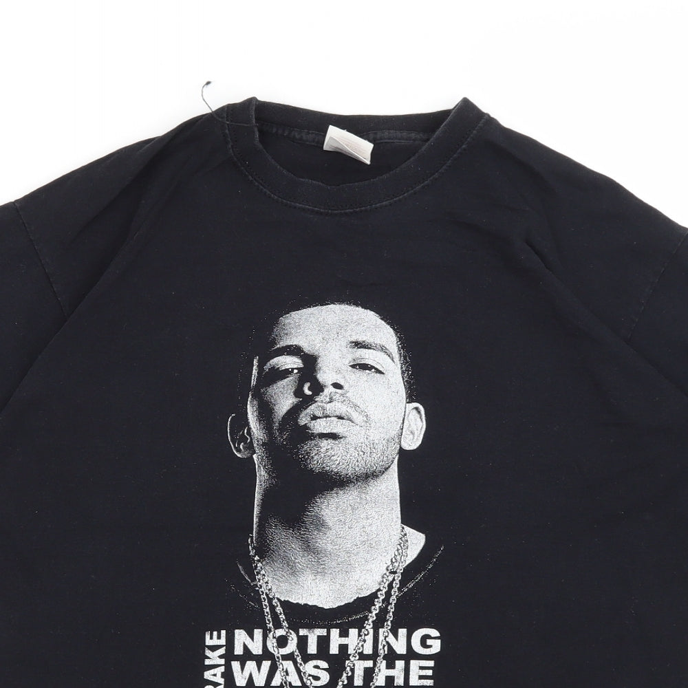 Fruit of the Loom Mens Black    T-Shirt Size M