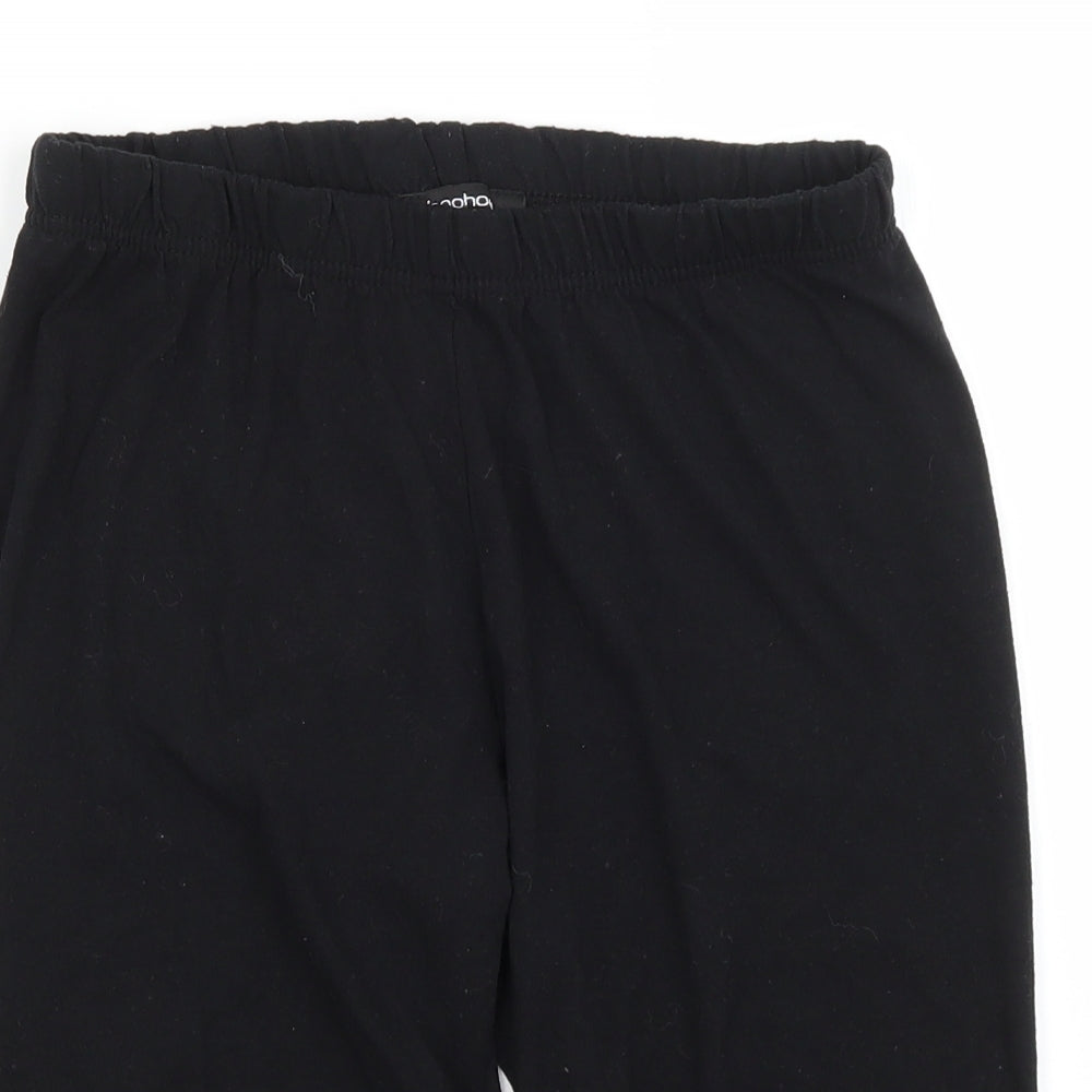 Boohoo Womens Black   Bermuda Shorts Size 12