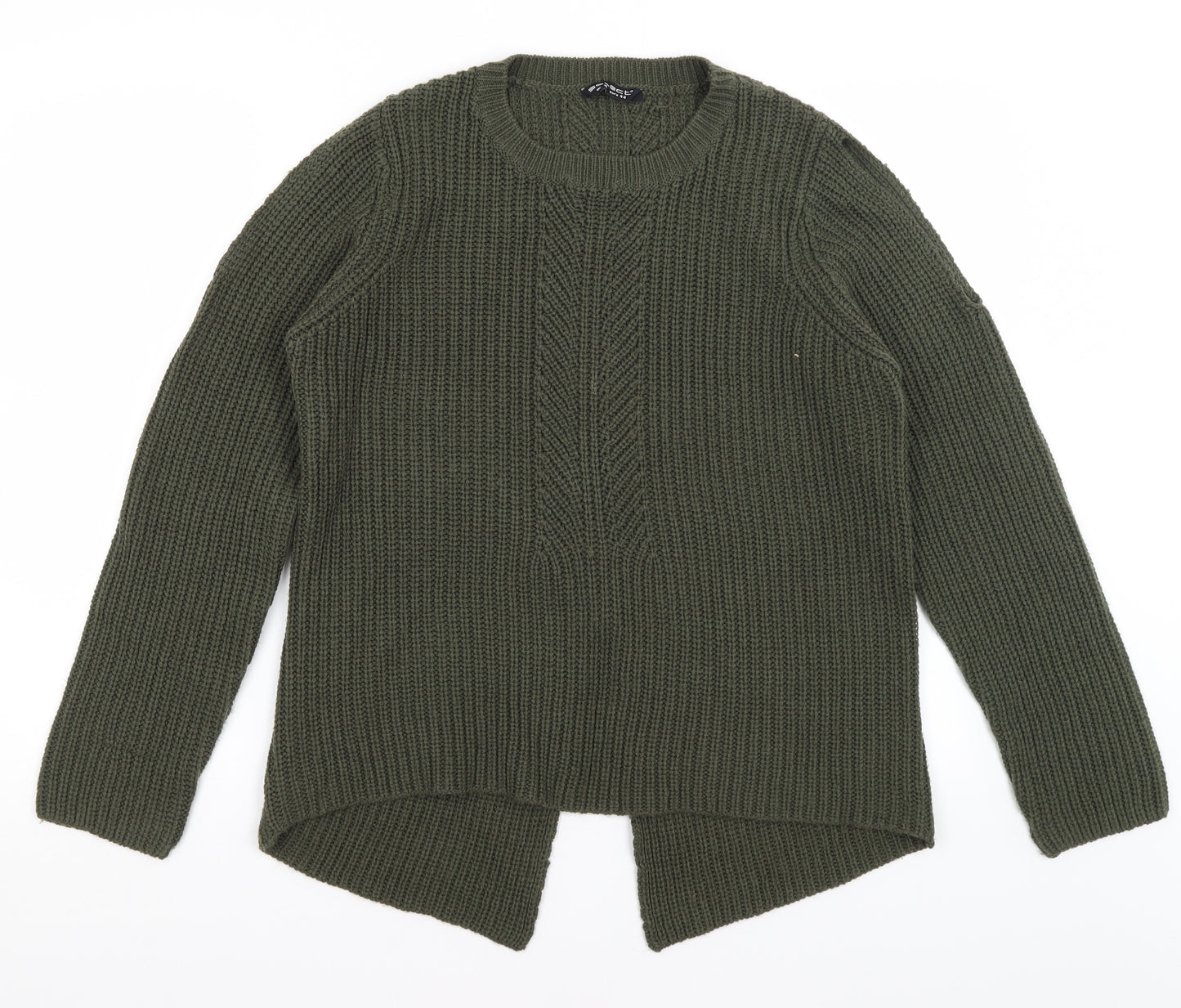 Select Womens Green   Pullover Jumper Size 16