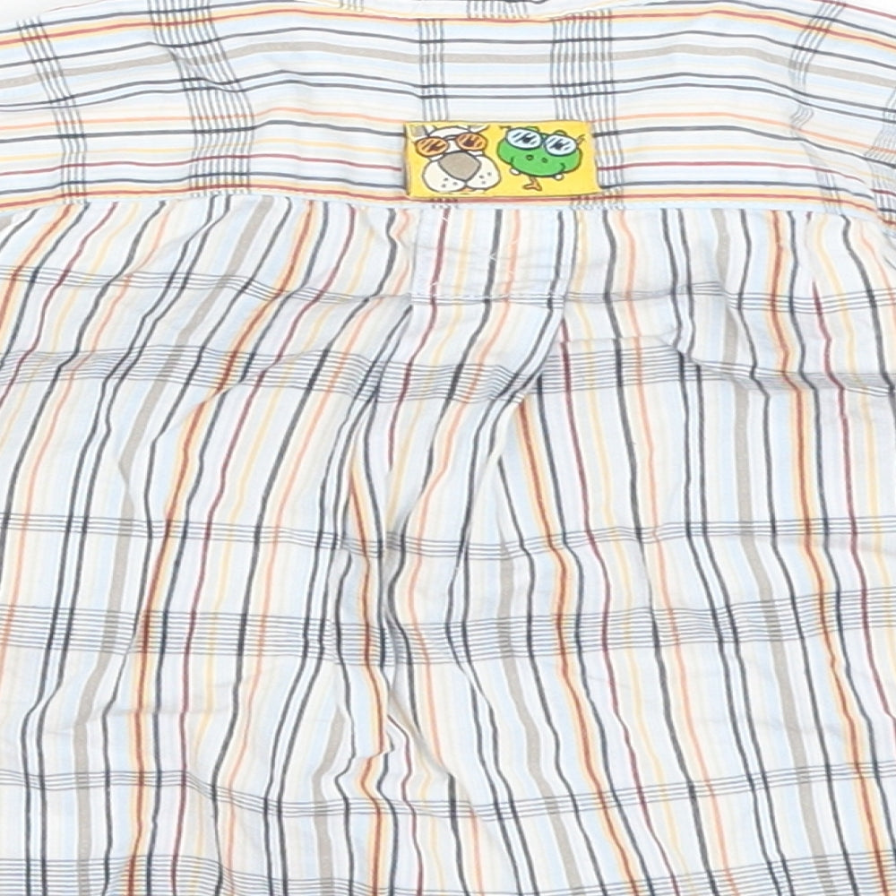 H&M Baby White Striped  Basic Button-Up Size 3-6 Months