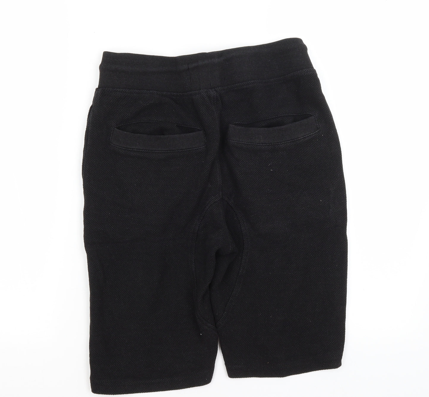 S&J Mens Black   Sweat Shorts Size S