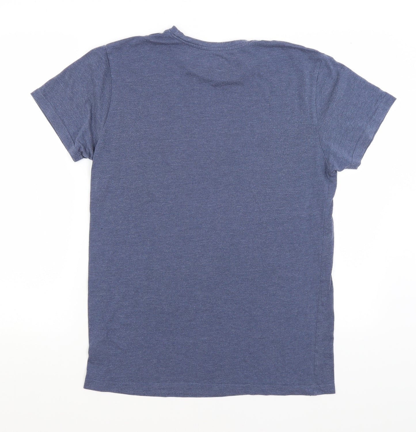 Cedar Wood State Mens Blue    T-Shirt Size S