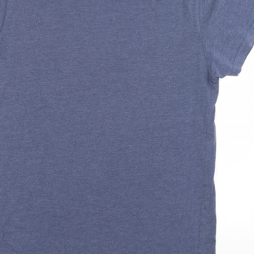 Cedar Wood State Mens Blue    T-Shirt Size S