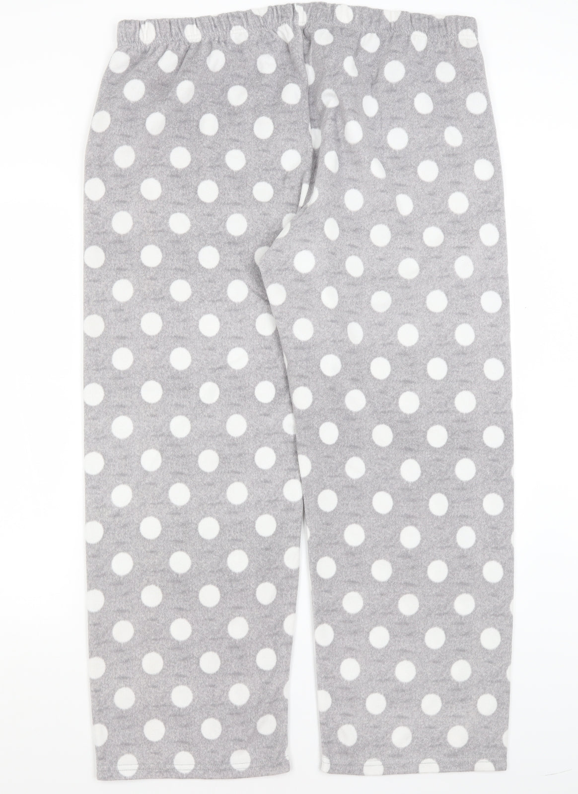 Shelley Womens Grey Polka Dot  Capri Pyjama Pants Size L